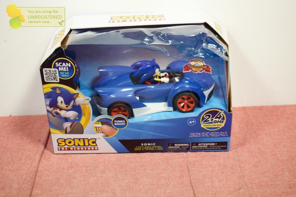 NKOK Sonic the Hedgehog 2.4 GHZ Turbo Boost RC Vehicle
